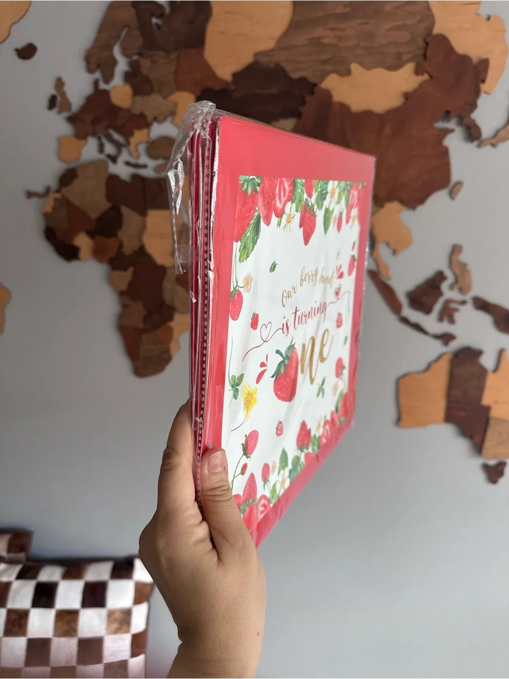 Strawberry Theme Stacking Decorative Block Boxes Party Decor New in Package